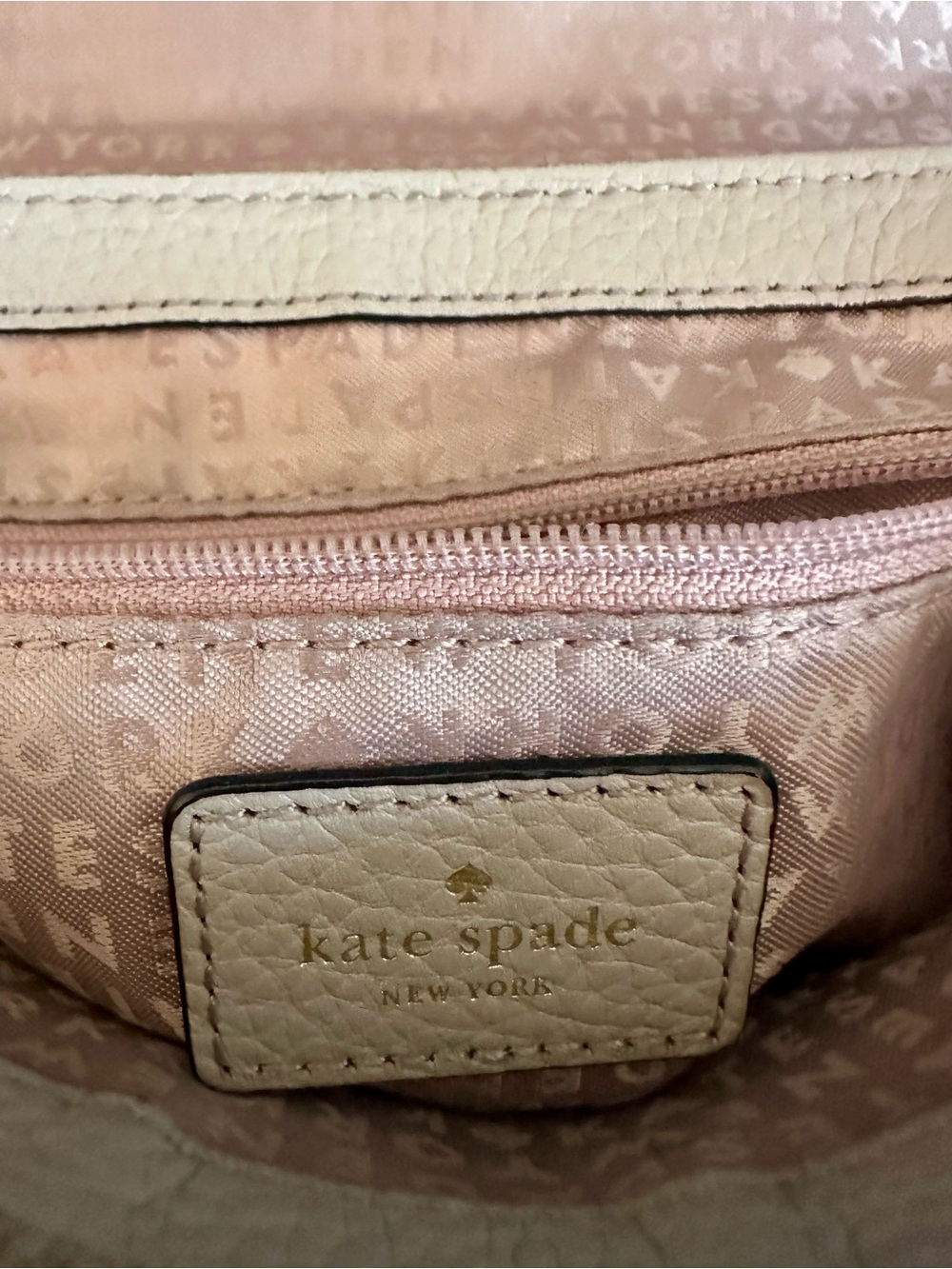 kate spade Black & Blush Two-Tone Pebbled Leather Crossbody - Picture 7 of 10